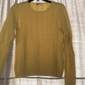 J crew yellow sweater